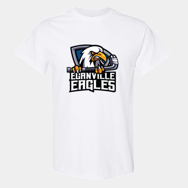 Gildan Unisex Eagles Crest Printed T-Shirt Thumbnail