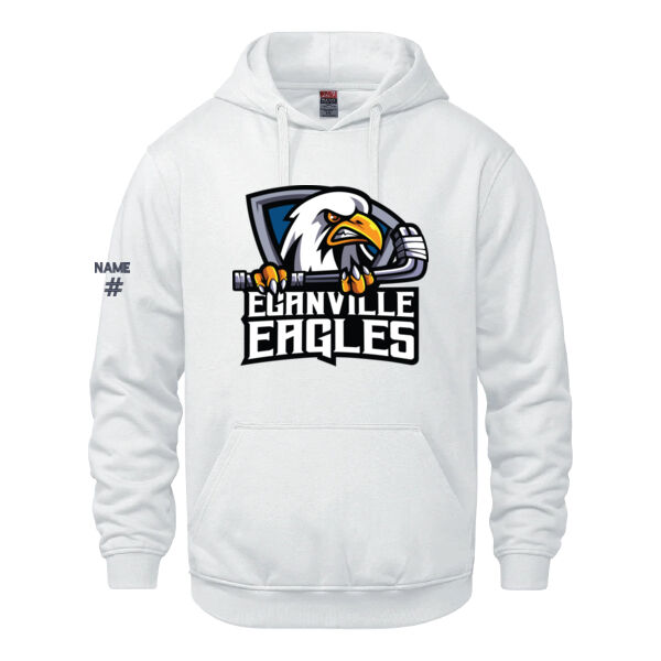 Vault Unisex Eagles Crest Printed Hoodie Thumbnail